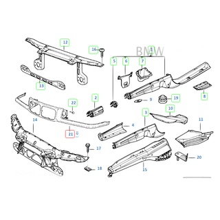 กระจังหน้า BMW E36 Front panel 1977940 41 33 1 977 940