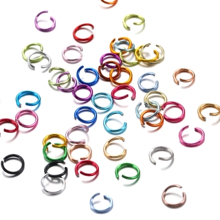 สินค้า ห่วงกลม，แหวนอลูมิเนียม สําหรับทําเครื่องประดับ 300 ชิ้น / ถุง