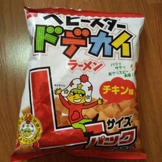 Baby Star Crispy Noodle Snack Dodekai Ramen 135g. เบบี้สตาร์ มาม่ากรอบญี่ปุ่น เส้นใหญ่ รสดั้งเดิม 135กรัม.