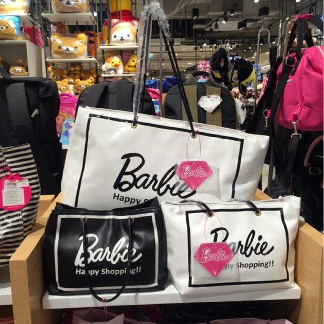 ด่วน-ของมาเติมแล้ว-barbie-100-shopping-bag-เป็นหนังทั้งใบนะคะสวยมากๆ-ราคาลดจาก-25xx