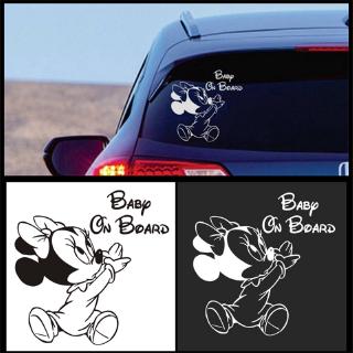 ภาพหน้าปกสินค้า❉ Baby on Board - Mickey Mouse ยานยนต์ ป้ายสติกเกอร์ ❉ 1Pc Disney Cartoon Fashion Car Doodle สติ๊กเกอร์ ที่เกี่ยวข้อง