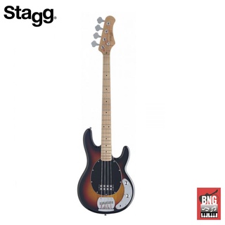 STAGG MB300 SB กีตาร์เบส แบรนด์เบลเยี่ยม เบสนุ่ม คมชัด Bass Electric 4 String เหลือแต่ Sunburst