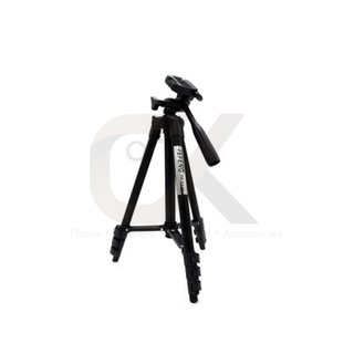 Tripod 3120 ขาตั้งกล้อง ขาตั้งมือถือ TF-3120 (สีดำ) พร้อมตัวยึดโทรศัพท์