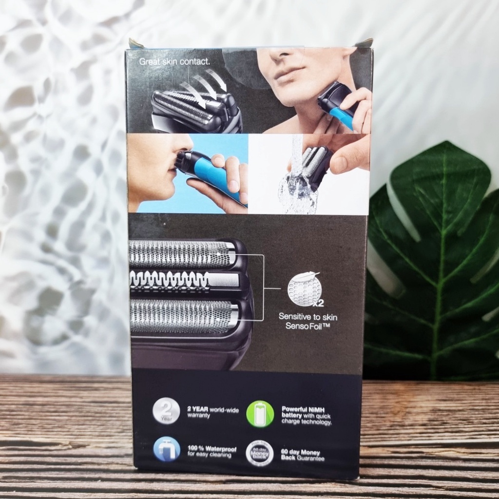 เครื่องโกนหนวดไฟฟ้า แบบฟอยล์ ชาร์จใหม่ได้ Braun® Electric Razor for Men ...