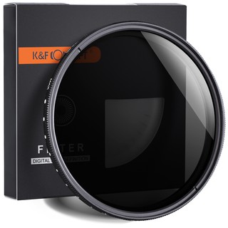 ภาพย่อรูปภาพสินค้าแรกของK & F Concept Nd2-400 ฟิลเตอร์ตัวแปร Nd สําหรับวิดีโอ Compatible with the CANON,nikon,sony cameras