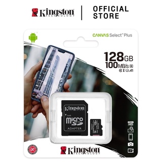 ภาพขนาดย่อของภาพหน้าปกสินค้าKingston micro SD CARD 128GB Class 10 ( ของแท้ประกันศุนย์ ) จากร้าน cs.cam บน Shopee