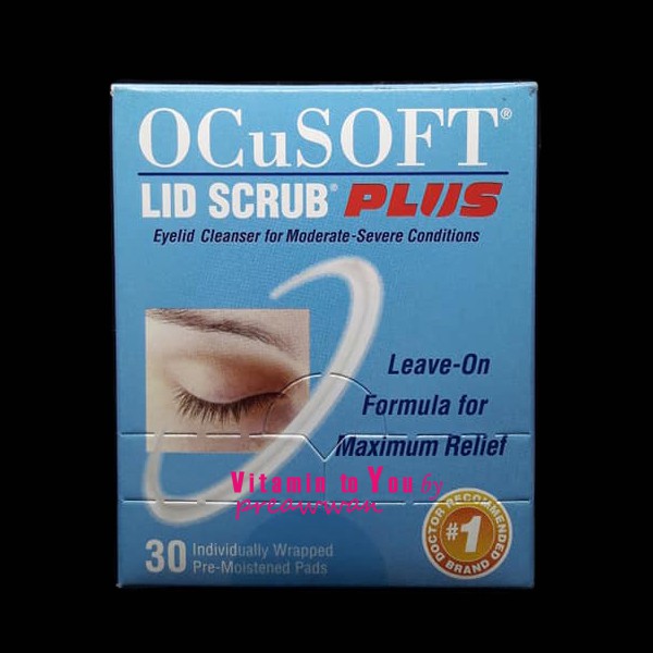 ocusoft lid scrub plus 30 wrapped | Shopee Thailand