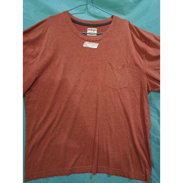 เสื้อยืดวินเทจ-มือ2-ยุค90-สีส้มอิฐ-size-2xl