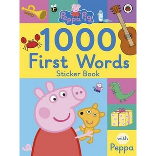 Asia Books หนังสือภาษาอังกฤษ PEPPA PIG: 1000 FIRST WORDS STICKER BOOK [3-5]