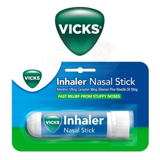 🌟พร้อมส่ง🌟 ยาดมบรรเทาการคัดจมูก Vicks Inhaler Nasal Stick