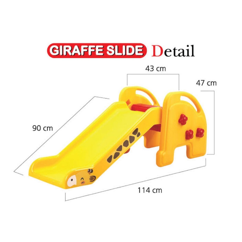 จัดส่งฟรี-eduplay-ยีราฟสไลด์-giraffe-slide