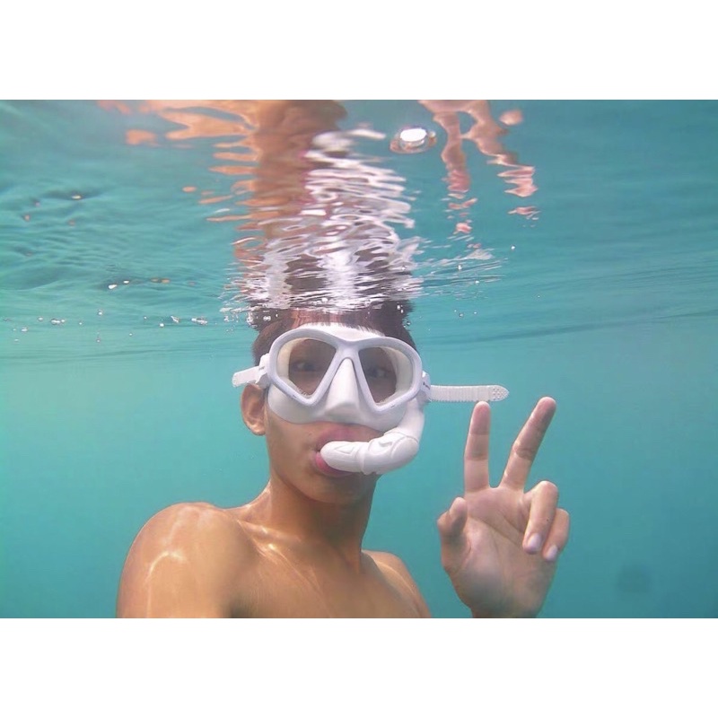 หน้ากากฟรีไดฟ์-เซทหน้ากาก-สน๊อคเกิลฟรีไดฟ์-fishfine-freediving-mask-set