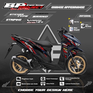 Semifull Vario สติกเกอร์ 125/150 ใหม่ 2018 2019 2020 RACING CLICK Design BP.04