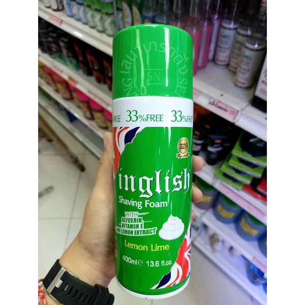 โฟมโกนหนวด อิงลิช 400 มล. Inglish Shaving Foam 400 Ml. | Shopee Thailand