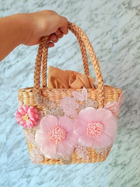 กระเป๋าสานผักตบชวา-กระเป๋าสาน-กระเป๋าผักตบชวา-กระเป๋า-handmade-wovenbags