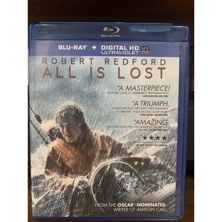 ( หายาก ) All Is Lost Blu-ray แท้ มือสอง หนังดีหายาก