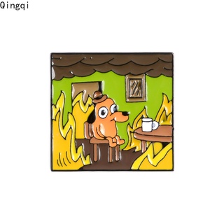 ภาพขนาดย่อของภาพหน้าปกสินค้าThis Is Fine เข็มกลัดรูปการ์ตูนสุนัขเครื่องประดับสําหรับเพื่อนเพื่อน จากร้าน qingqi.th บน Shopee ภาพที่ 7