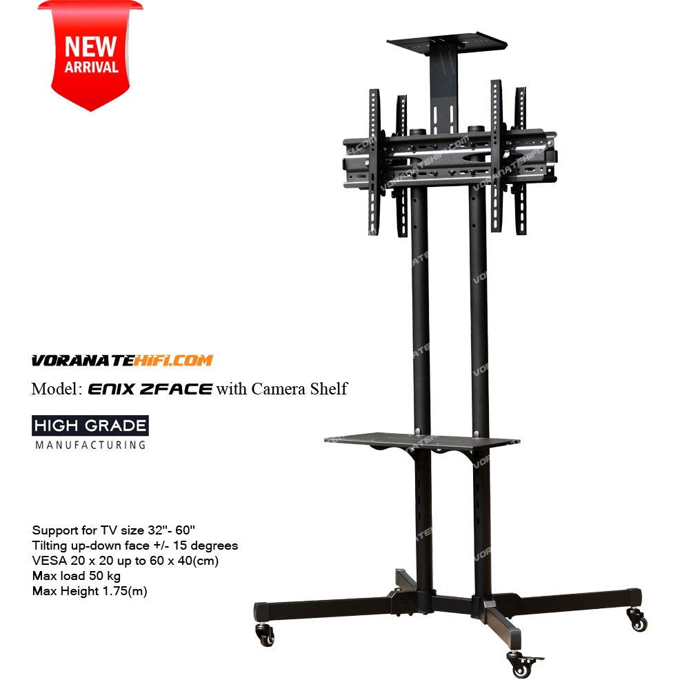 ENIX 2Face Flat Panel LED TV STANDs for 3260 inch screen with Camera