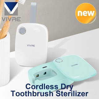 VIVRE VTS500 Cordless Dry Toothbrush Sterilizer Wireless Portable Holder Korea
