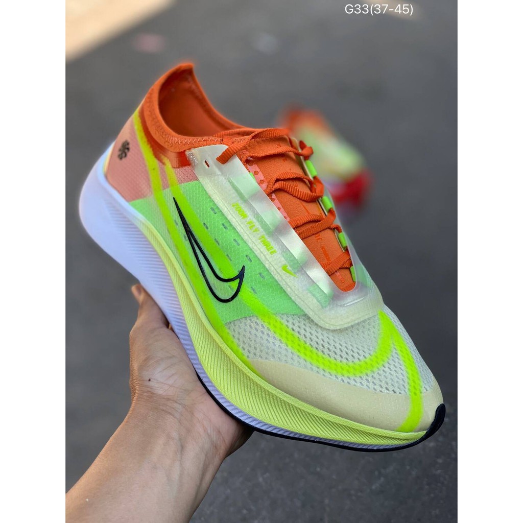 รองเท้าวิ่งไนกี้-nike-zoom-fly3-green-yellow-รุ่นยอดนิยม-มาใหม่