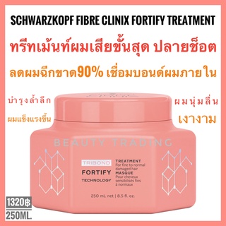 🔥ชวาร์สคอฟ🔥Schwarzkopf Fibre Clinix Fortify🔥Schwarzkopf Fibre Clinix Tribond Fortify Technology Treatment 250ml.