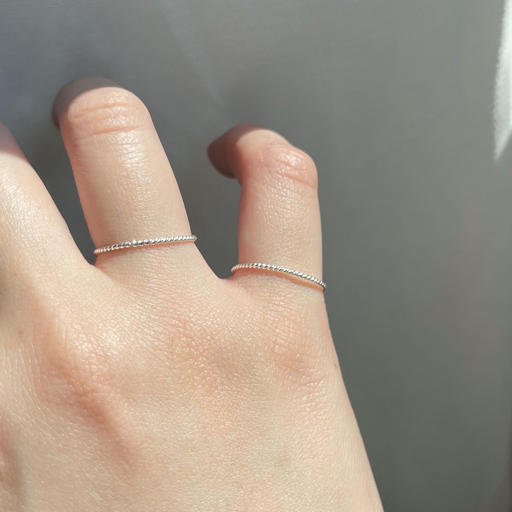โค้ด-x8sfxj-ลด-20-a-piece-แหวนเงินแท้-all-silver-925-texture-ring-162