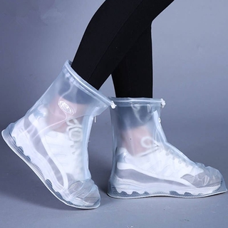 ภาพหน้าปกสินค้าWaterproof shoe cover non-slip wear-resistant anti-fouling rain boots for men and women ที่เกี่ยวข้อง