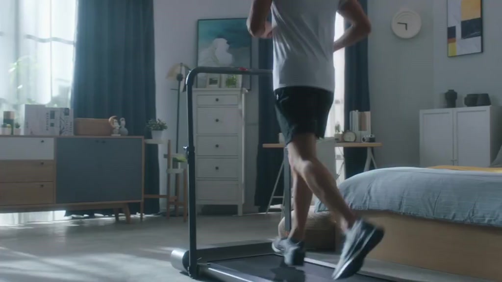 ลู่วิ่งไฟฟ้า-mini-treadmill-walking-pad-แบบเรียบแบน-ลู่เดิน-มีรีโมท-พร้อมจอlcd