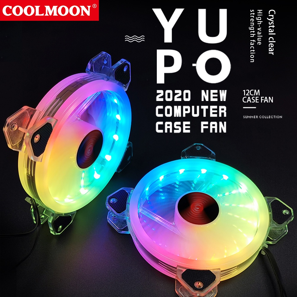 coolmoon-พัดลมระบายความร้อน-rgb-120-มม-5in1-พร้อมฮับควบคุม-argb-เสียงเงียบ-สําหรับคอมพิวเตอร์-pc