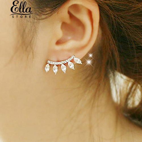 เครื่องประดับเงินฝัง-rhinestone-crown-swep-ear-ear-ต่างหูเงิน