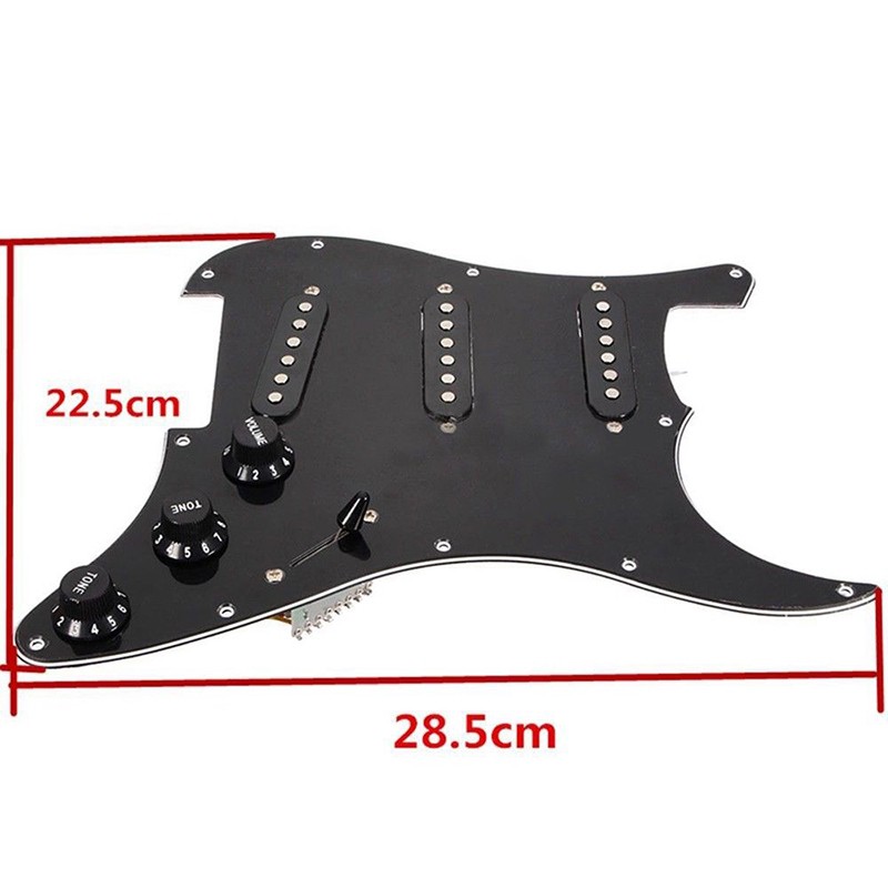 ชุดปิ๊กอัพกีต้าร์ไฟฟ้า-loaded-pickguard-สําหรับ-fender-strat