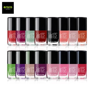 ERORO สีทาเล็บ ยาทาเล็บ เนื้อสีแน่น ติดทนนาน ขนาด6 ml. แห้งไว ไม่ต้องอบ สีเงา Healthy nail color