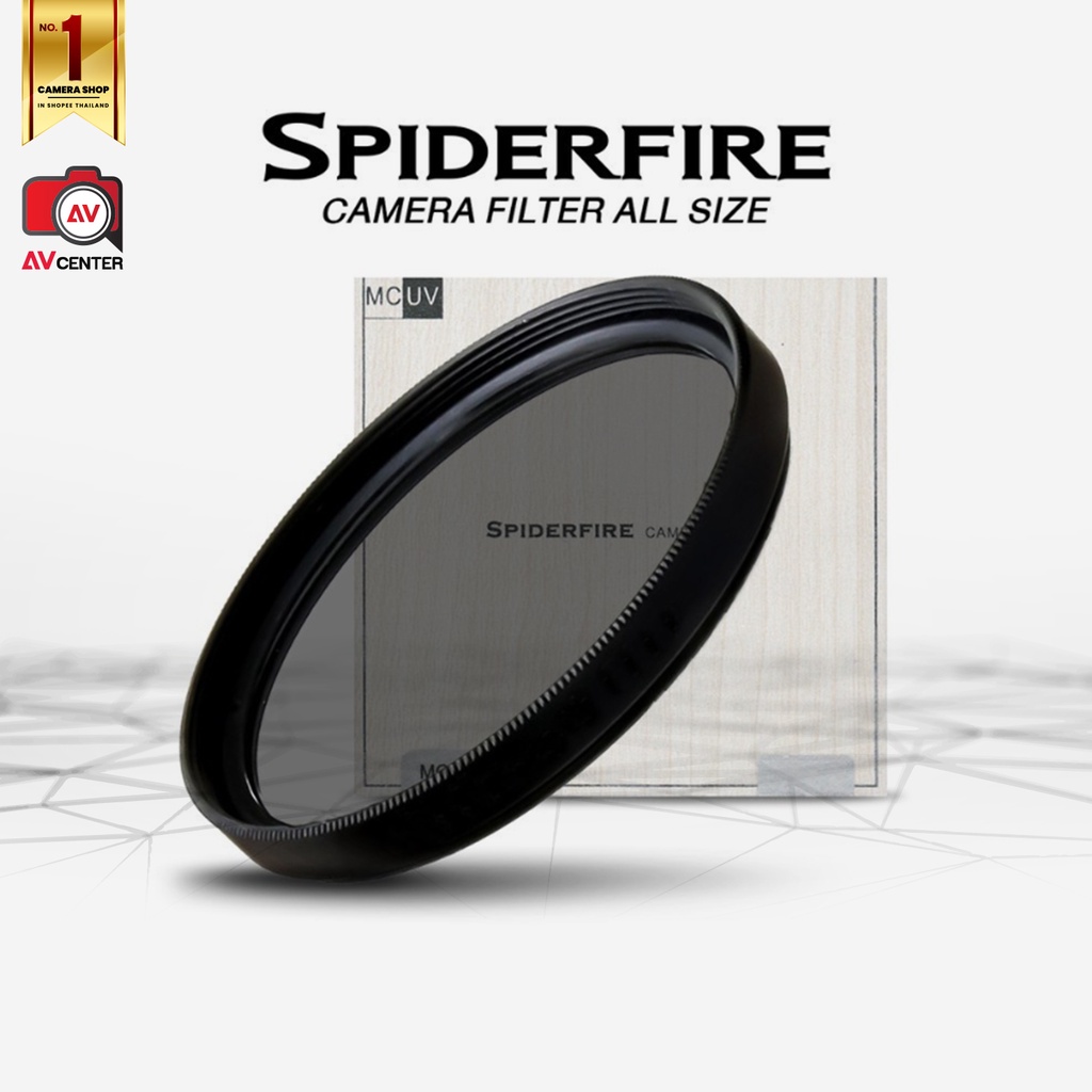 ภาพหน้าปกสินค้าFilter "Spider Fire" ฟิวเตอร์แบบ slim สำหรับปกป้องหน้าเลนส์ จากร้าน avcentershop บน Shopee