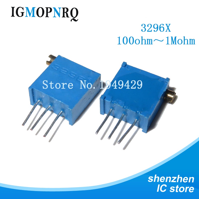 โพเทนชิโอมิเตอร์ทริมเมอร์-ตัวต้านทาน-3296x-3296x-1-102lf-3296x-1k-โอห์ม-102-series-โอห์ม-10-ชิ้น