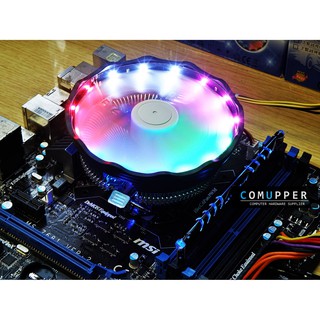 ภาพหน้าปกสินค้าพัดลมซีพียู CPU CoolingX1.2 ไฟสี RGB พัดลมใบใหญ่ ที่เกี่ยวข้อง