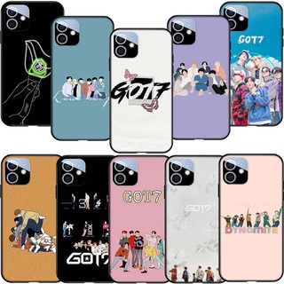 เคสโทรศัพท์ซิลิโคน TPU แบบนิ่ม ลาย GOT7 สําหรับ iPhone XR 13 Pro Max mini AM112