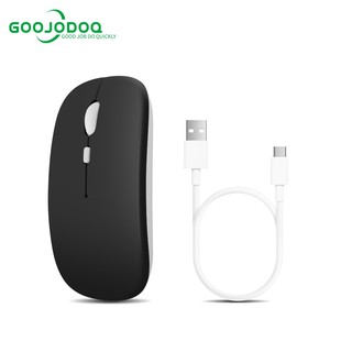 ภาพขนาดย่อของภาพหน้าปกสินค้าGOOJODOQ เมาส์ไร้สาย 2.4G สีมาการอง พร้อมสายชาร์จ จากร้าน goojodoq.th บน Shopee