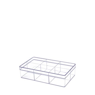 BOXBOX กล่องเหลี่ยมใส 6 ช่อง รุ่น 6236 ภาชนะเก็บอุณหภูมิ