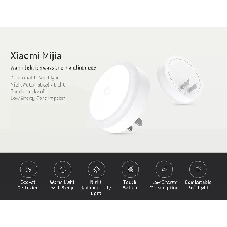 ภาพขนาดย่อของภาพหน้าปกสินค้าไฟ เซนเซอร์ กลางคืน XIAOMI Mijia Night Light 2 Bluetooth Infrared Smart Human Body Sensor Adjustable Brightness Mi Home จากร้าน prikberry10 บน Shopee ภาพที่ 7