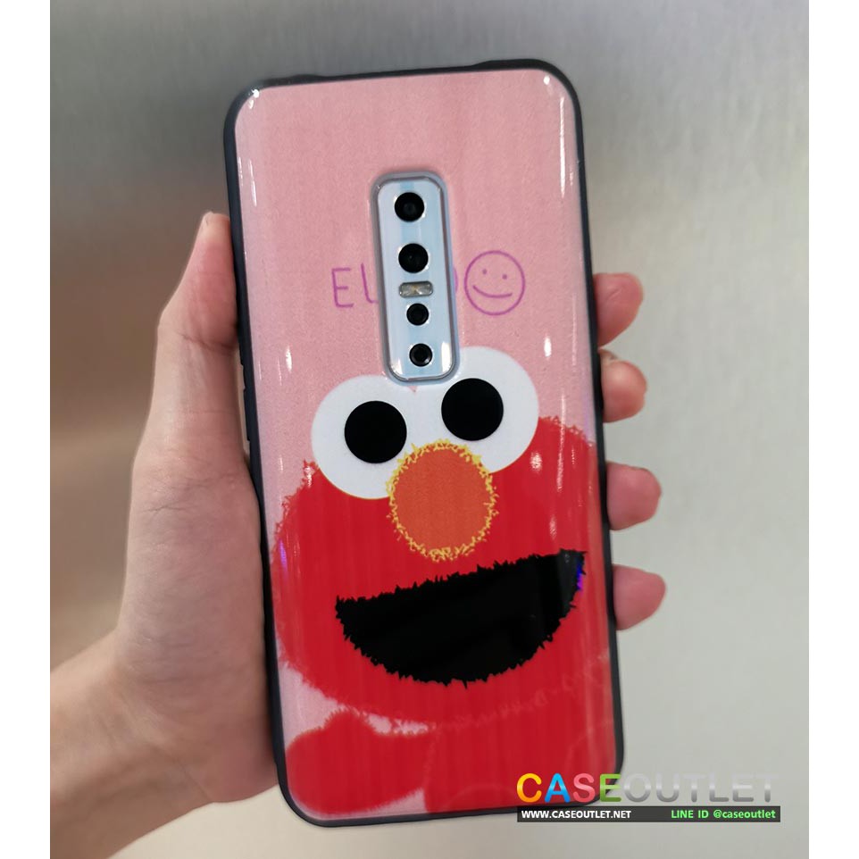 เคส-vivo-v17pro-elmo-เอลโม่-ขอบยาง-สกรีนเงา-ใส่บาง