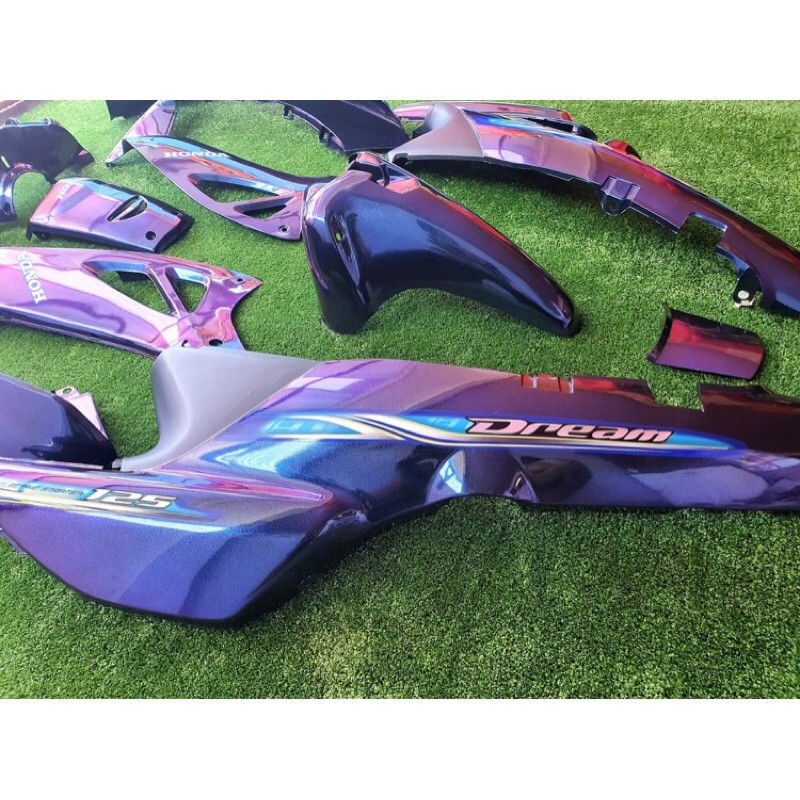 ชุดสีดรีม125-เอฟเฟค-พร้อมติดลาย-สติ๊กเกอร์ตามภาพ
