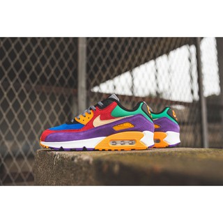 NIKE AIR MAX 90 rainbow casual mens and womens sneakers