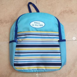กระเป๋า กระเป๋าเป้ สีฟ้า PALL IV FILTRATE เป้ พร้อมสายปรับความยาว ขนาดกำลังดี น้ำหนักเบา ของใหม่ มือ 1