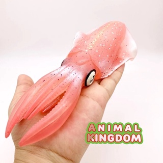 Animal Kingdom - โมเดลสัตว์ ปลาหมึก ชมพูจุด ขนาด 20.00 CM (จากสงขลา)