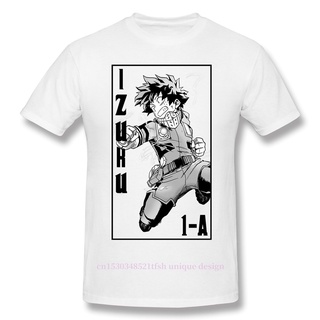 เสื้อคู่วินเทจ - เสื้อยืดผู้ชายปี2022Izukuพิมพ์คลาสสิกCamisetaHombreMyHeroAcademiaสําหรับแฟชั่นสตรี