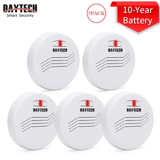 🔥ส่งไวจากไทย🔥Daytech เครื่องตรวจจับควัน แบตเตอรี่ 10 ปี ระบบรักษาความปลอดภัย 5pcs(SM07)