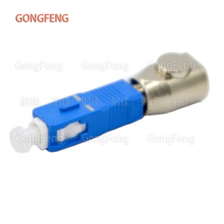 10PCS NEW Optical Adapter Connector SC/UPC Circular Bare Fiber Flange Temporary Adapter OTDR test Fiber Coupler Wholesal