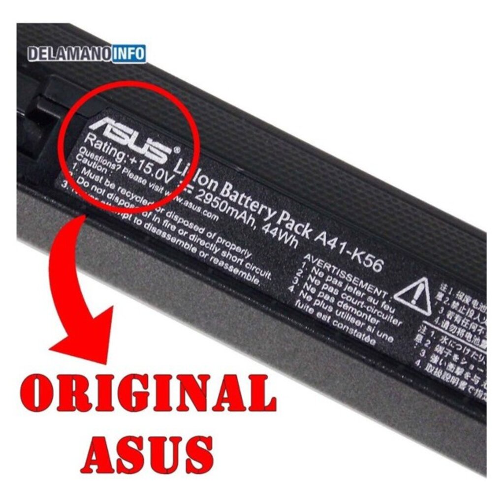 Batterie Pour Ordinateur Portable ASUS A32-K56 - 14.8V, 2200mAh, 4 Cellules - Compatible Nombreux Modèles A56, K56, S56, Etc.