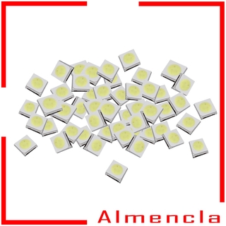 ( Almencla ) หลอดไฟ Led 3535 1 W 3v พลังงานสูง Smd Cob Chip Lights สีขาว 50 ชิ้น