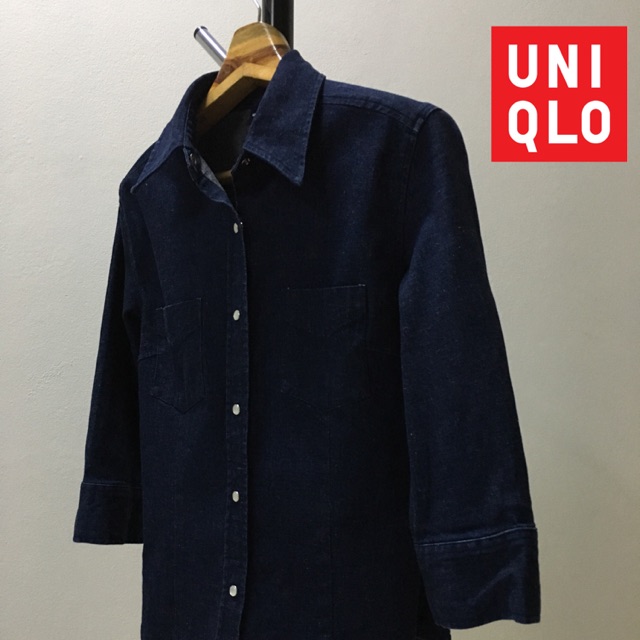 เสื้อเชิ้ต-uniqlo-แท้-size-m